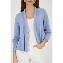 Monari Jacke Stricküberwurf Basic Blau XXL