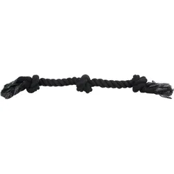 TRIXIE Hundeleine mit Knoten 70 cm schwarz