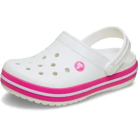 Crocs Toddler Crocband Clog White/Pink Crush 28,5