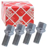 4x FEBI BILSTEIN RADSCHRAUBEN M14x1,5x27 mm VERZINKT SW17 RADBOLZEN RADSCHRAUBE, Legierter Stahl