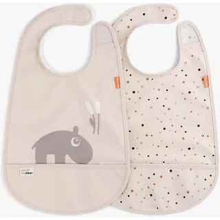 Done by Deer Ozzo Lätzchen mit Klettverschluss rosa (2er-Set)