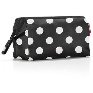 Reisenthel travelcosmetic - Starke robuste und praktische Reisekosmetiktasche, Handschlaufe, wasserabweisendes Material, Couleur:dots White