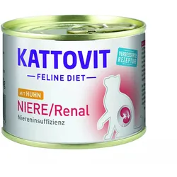 KATTOVIT Niere/Renal chicken 185g für Katzen mit chronischer Niereninsuffizienz