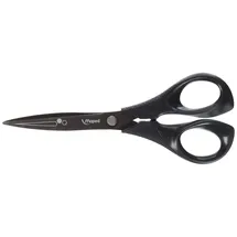 Maped M684110 - Schere Titanium, 17 cm, asymmetrisch, schwarz