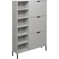 Mäusbacher Schuhschrank »Bonnie TOPSELLER", Schuhschrank mit Quadratgestell grau