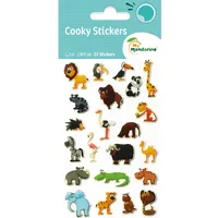 Maildor 3D Sticker Cooky Packung mit 10 Bögen mehrfarbig