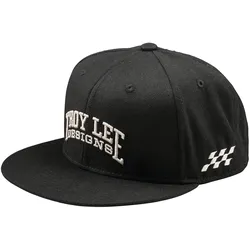 Troy Lee Designs Flat Bill Snapback Cap Scholar One Size - black