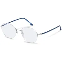 Rodenstock R7145 Rounded Brille - Silver / Dark Blue