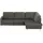 Max Schelling Eckcouch Mikrofaser 2-Sitzer Grau