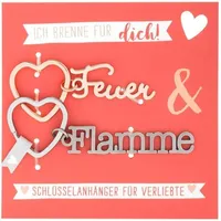 SHEEPWORLD Anhänger-Set Schlüsselworte Feuer & Flamme