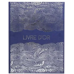 EXACOMPTA Gästebuch Japan 27x22 cm 100 Seiten blau