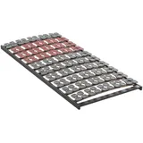 Novel Tellerlattenrost Topform Flex S, Holz, Buche,Birke, Buche, massiv, Schichtholz, 5-Zonen, 100x200 cm, Austria Gütezeichen, Made in Austria, Federholzleisten verleimt, Tellerauflagen, nicht verstellbar, alternative Größen erhältlich, Schlafzimmer, Lattenroste, Lattenrost starr