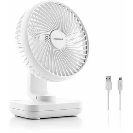 InnovaGoods - Wiederaufladbarer Schreibtischventilator Fanrec Ø5,4'' 3600 Mah / 13,3