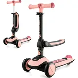 Kinderkraft Halley Tretroller Rose Pink