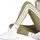 adidas Essentials 3-Streifen Cotton Damen Tights, grün - M