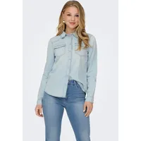 Only Jeansbluse ONLALEXA Blau XS