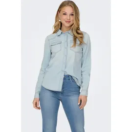Only Jeansbluse ONLALEXA Blau XS