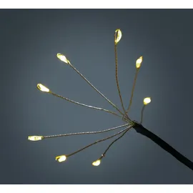 MARELIDA LED Solarstab Feuerwerk Gartendeko Gartenstecker 80cm schwarz