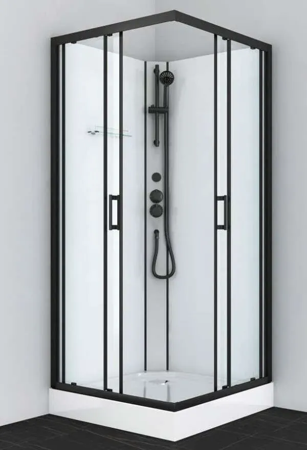 DM-San Duschmeister Komplettdusche Eckdusche Sano 658.. - Duschkabine