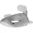 Kindsgut Toilettenaufsatz Wal, Grau