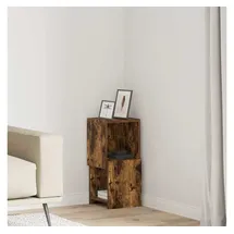 vidaXL Eckregal 25,5 x 25 x 55 cm Weiß
