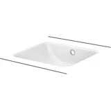Bette BetteOne Unterbau-Waschtisch 43,4 x 41,6 x 13 cm (A135-000)