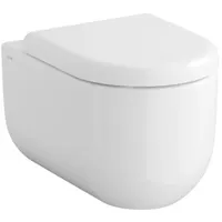 Vitra Liquid Wand-WC mit WC-Sitz Weiß Hochglanz