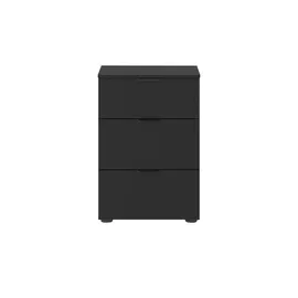 Sconto Nachtschrank Dreamer 45 x 43 x 65 cm Schwarz