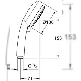 Grohe Tempesta Cosmopolitan 100 chrom