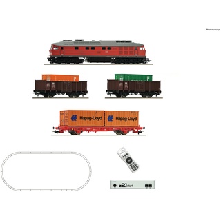Roco 5110003 H0 z21 start Digitalset: Diesellokomotive BR 232 mit Güterzug der DB AG
