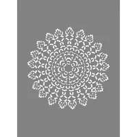 Rayher Schablone Ornament 1 St. Grau