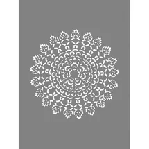 Rayher Schablone Ornament 1 St. Grau