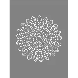 Rayher Schablone Ornament 1 St. Grau