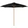 Outsunny Balkonschirm Ø 300 cm Schwarz