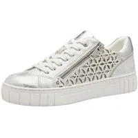 Marco Tozzi Sneaker Low Damen Silber/Lt. Grey Comb 41
