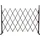 Mendler Absperrgitter HWC-B34 Scherengitter Rankhilfe Tierschutzgitter ausziehbar 153 cm Braun