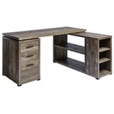 Jahnke Schreibtisch CLB 355 Holzoptik Braun Vintage