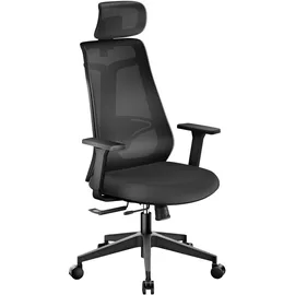 Wiltec Ergonomischer Bürostuhl Kunstleder