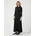 Yas Hemdblusenkleid Sommerkleid Schwarz L