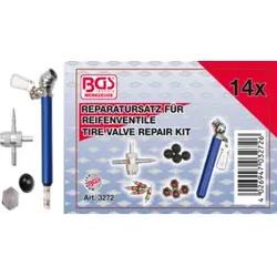 BGS Reparatursatz für Reifenventile 3272, 14-tlg.