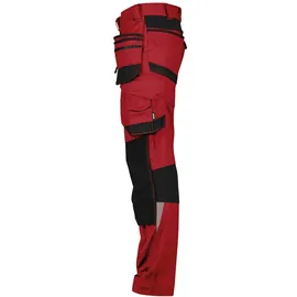DASSY Stretch-Arbeitshose Flux Next 201160 PESCORE41 Gr. 53-PLUS rot/schwarz