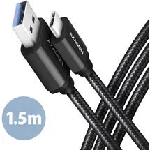 AXAGON USB-C auf USB-A 1,5 m Schwarz