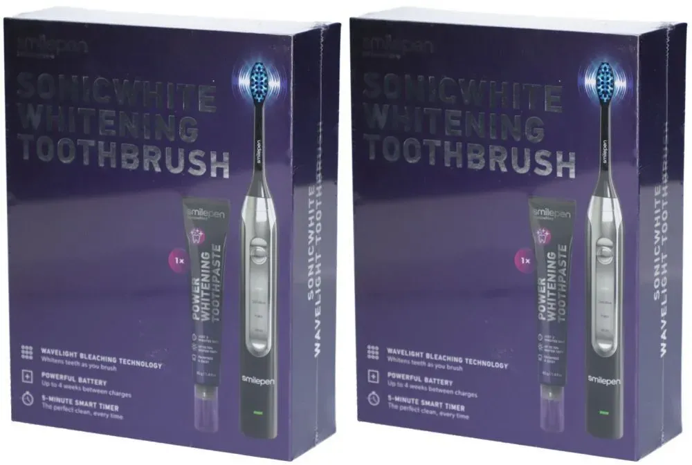 Smilepen Sonic White Elektrische Zahnbürste Aufhellung 6 LEDs