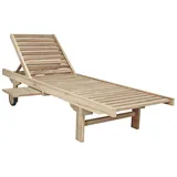 Garden Pleasure Solo Sonnenliege 200 x 77 x 97 cm natur