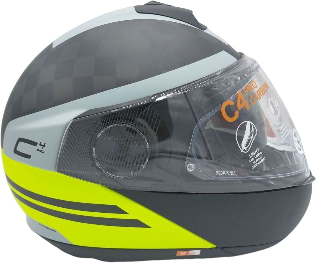 Schuberth C4 Pro Carbon Tempest Yellow Gr. XS 52/53