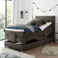 Lomadox Boxspringbett Jugendbett in 120x200 cm MANAUS-09, in der