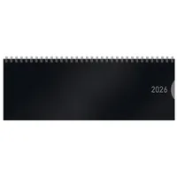 Korsch Verlag Tischquerkalender Classic Colourlux schwarz 2026: 1 Woche