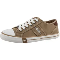 MUSTANG Herren Sneaker Low-Top Calogero 26M0151005 Weite Normal Schnürung Wolle mud 00021 45 EU - 45 EU