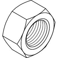 Industrial Quality Supplies DIN 934 Sechskantmutter, MS M7 KP