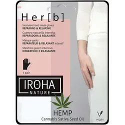 Iroha Handmaske Hanf - Repairing & Relaxing - 1 Anwendungen